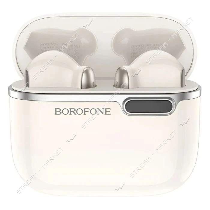 Bluetooth Навушники BOROFONE BW12 Leisure true wireless BT headset білий