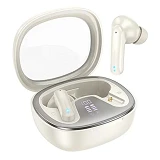 Bluetooth Навушники HOCO EQ6 Shadow true wireless BT headset молочний