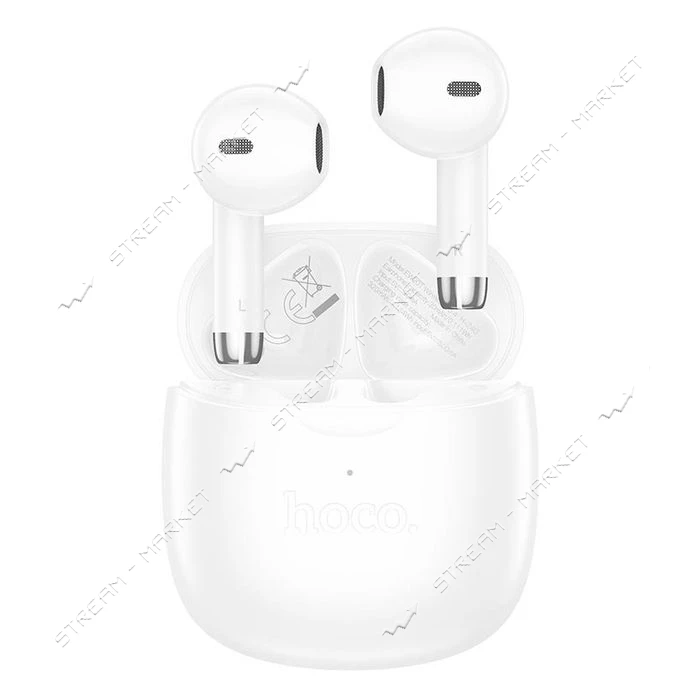 Bluetooth Навушники HOCO EW201 Graceful true wireless BT headset білий