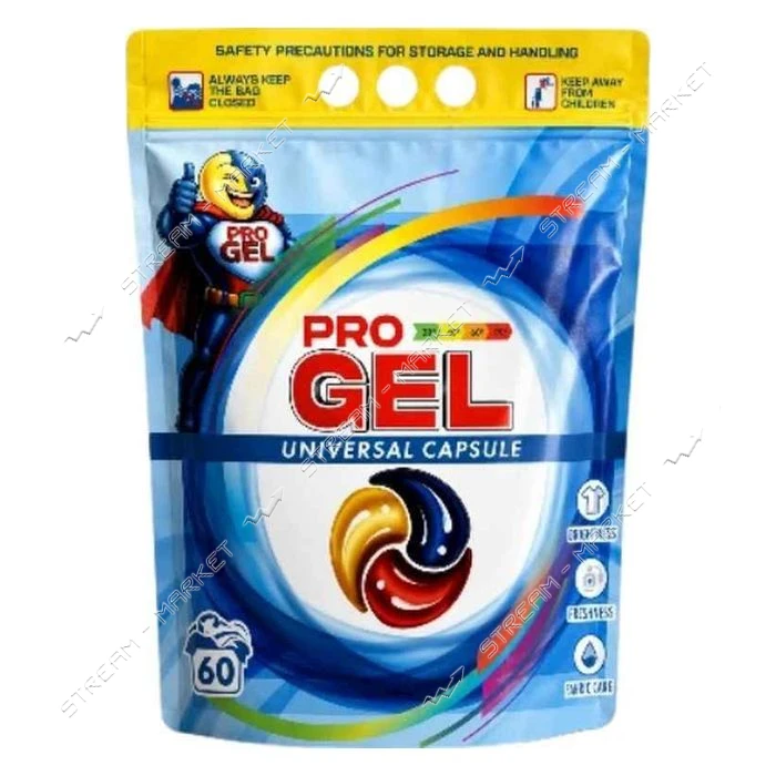 Капсулы для стирки PRO GEL Universal 7шт