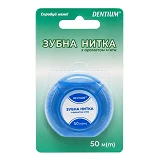 Зубна нитка DENTIUM з ароматом м'яти 50м блакитна                                                   
