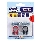Клеммы аккумуляторные ALCA 509100 2шт свинец цветные                                                