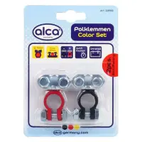 Клеммы аккумуляторные ALCA 509100 2шт свинец цветные                                                