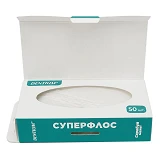 Суперфлос DENTIUM для чищення брекетів зубних мостів та імплантів 50шт                              