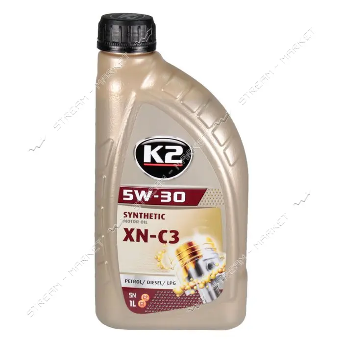 Масло моторное K2 O1511E 5W-30 SYNTHETIC MOTOR OIL SN XN-C3 1л