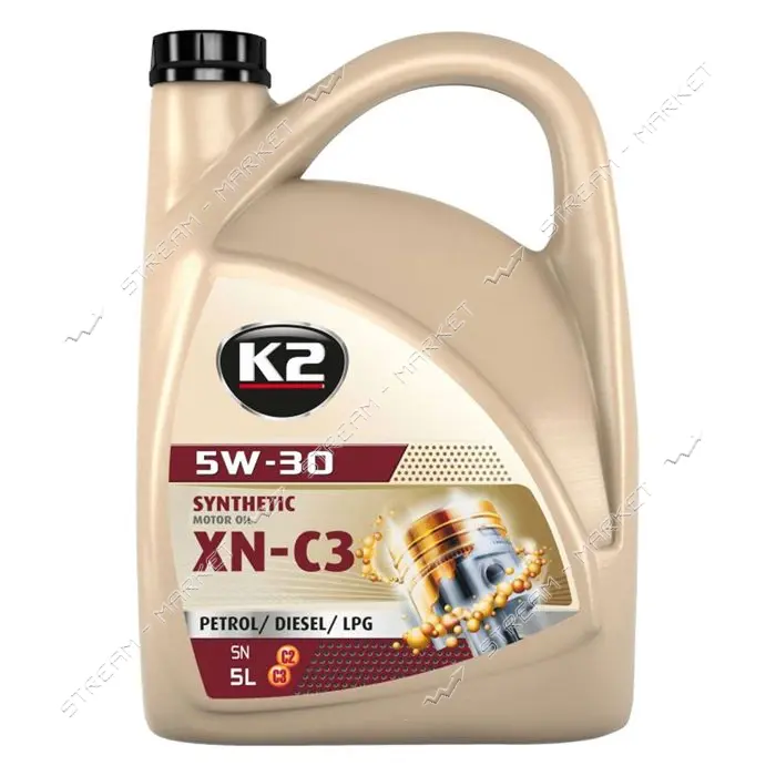 Масло моторное K2 O1515E 5W-30 SYNTHETIC MOTOR OIL SN XN-C3 5л