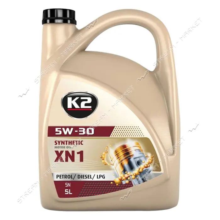 Масло моторное K2 O1495E 5W-30 SYNTHETIC MOTOR OIL SN XN1 5л
