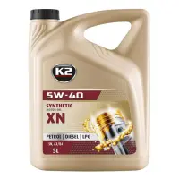 Масло моторное K2 O1135E 5W-40 SYNTHETIC MOTOR OIL SN/CF XN 5л                                      