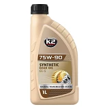 Масло трансмиссионное К2 O5561E 75W-90 SYNTHETIC GEAR OIL GL-5 1л                                   