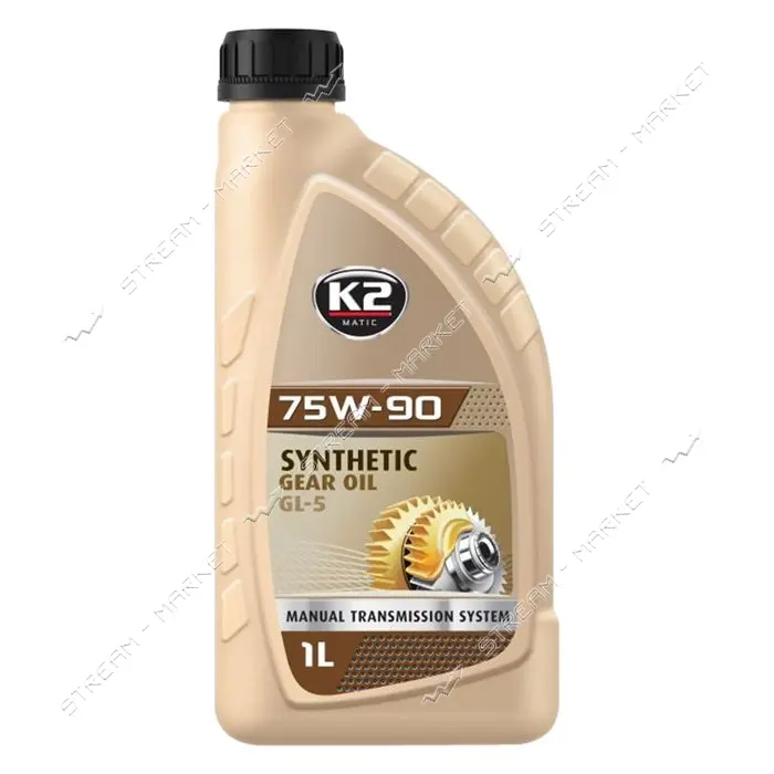 Масло трансмиссионное К2 O5561E 75W-90 SYNTHETIC GEAR OIL GL-5 1л                                   