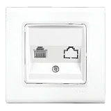 Розетка Viko LINNERA компьютерная Cat 5e 0032 белая                                                 