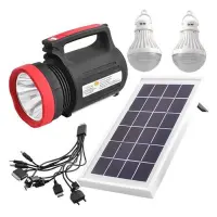 Фонарь переносной Luxury 1902T 5W 22SMD 2 LED 3W солнечная батарея ЗУ 220V встроенный аккумулятор   