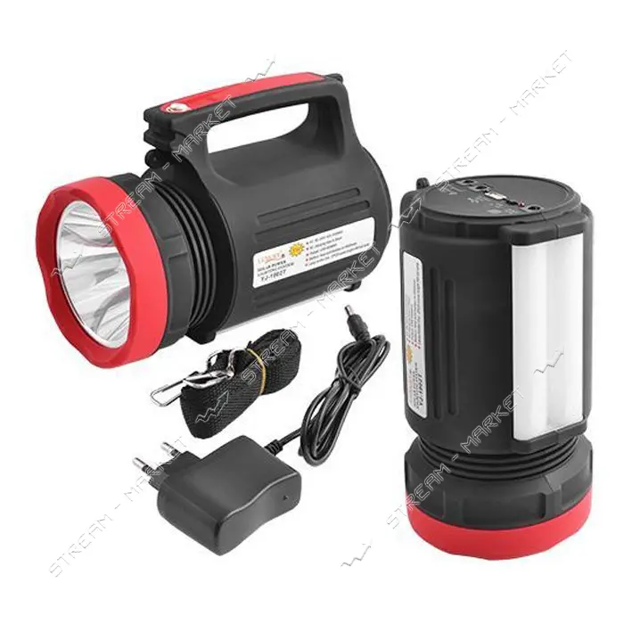 Фонарь переносной Luxury 1902T 5W 22SMD 2 LED 3W солнечная батарея ЗУ 220V встроенный аккумулятор