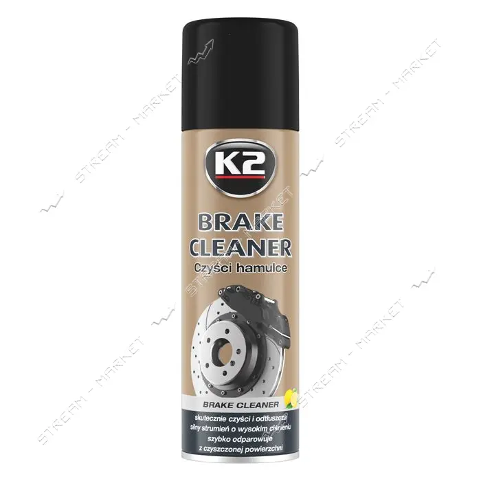 Очиститель тормозных дисков K2 W104 PRO BRAKE CLEANER 500мл                                         
