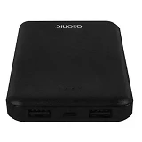 Портативное зарядное устройство Asonic 2USB 10000mAh черное                                         