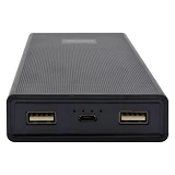 Портативное зарядное устройство Pineng АКЦИЯ 4 плюс 1 2USB 20000mAh черное