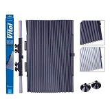 Шторка солнцезащитная Vitol AF-15580 гармошка 80х155                                                