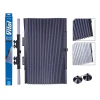 Шторка сонцезахисна Vitol AF-15580 гармошка 80х155                                                  