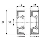 Сальник ARS 38-52-10 TC NBR                                                                         