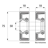 Сальник ARS 50-75-10 TC NBR                                                                         