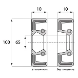 Сальник ARS 65-100-10 TC NBR                                                                        