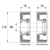 Сальник ARS 80-110-10 TC NBR                                                                        