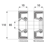 Сальник ARS 85-110-10 TC NBR                                                                        