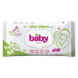 Влажные салфетки Biolly для детей пластиковый клапан 120шт                                          