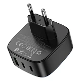 Сетевое зарядное устройство Hoco CS33A Amanecer PD30W 2C1A charger EU черное                        