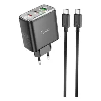 Сетевое зарядное устройство Hoco CS44A Smart PD65W 2C1A charger EU черное