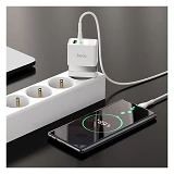Сетевое зарядное устройство Hoco N21 Extension speed PD30W и QC3.0 Type-C to Type-C белое