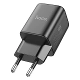 Сетевое зарядное устройство Hoco N43 Vista single port PD30W Type-C to Type-C EU черное