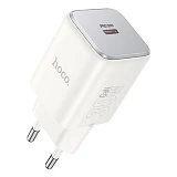 Сетевое зарядное устройство Hoco N43 Vista single port PD30W charge EU белое                        