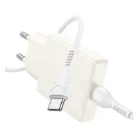 Сетевое зарядное устройство Hoco N44 Biscuit single port PD30W Type-C to Type-C EU белое            
