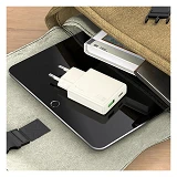 Сетевое зарядное устройство Hoco N45 Biscuit PD30W плюс QC3.0 charger EU белое                      