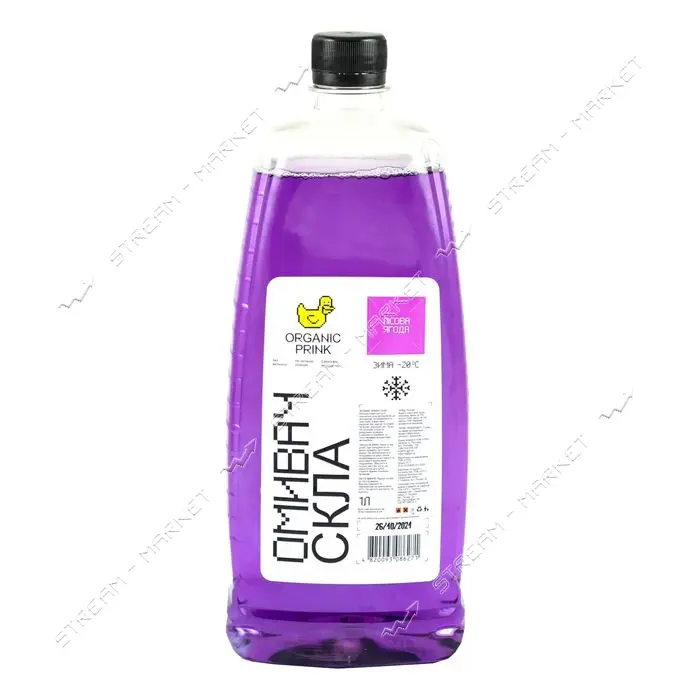 Омыватель для стекла Organic Prink концентрат зимний -80 1л лесные ягоды