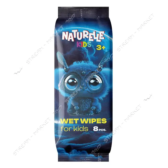 Салфетки влажные Naturelle Kids детские 8шт                                                         