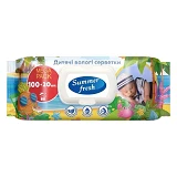 Салфетки влажные Summer Fresh Mega Pack детские 120шт                                               