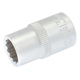 Насадка торцевая Mastertool 78-0613 12-гранная CrV 1/2 13мм                                         