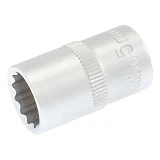 Насадка торцевая Mastertool 78-0615 12-гранная CrV 1/2 15мм                                         