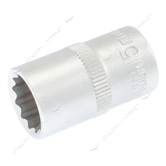 Насадка торцевая Mastertool 78-0615 12-гранная CrV 1/2 15мм                                         