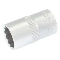 Насадка торцевая Mastertool 78-0616 12-гранная CrV 1/2 16мм                                         