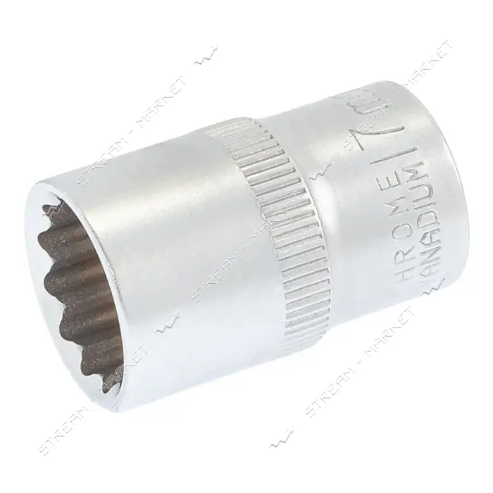 Насадка торцевая Mastertool 78-0617 12-гранная CrV 1/2 17мм