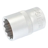 Насадка торцевая Mastertool 78-0619 12-гранная CrV 1/2 19мм