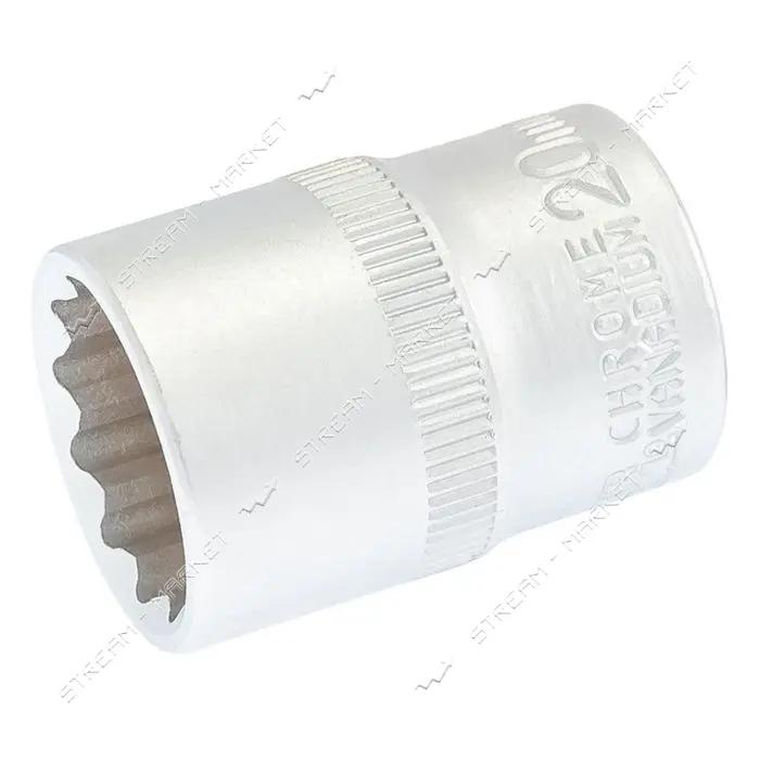 Насадка торцевая Mastertool 78-0620 12-гранная CrV 1/2 20мм                                         