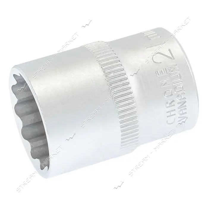 Насадка торцевая Mastertool 78-0621 12-гранная CrV 1/2 21мм                                         