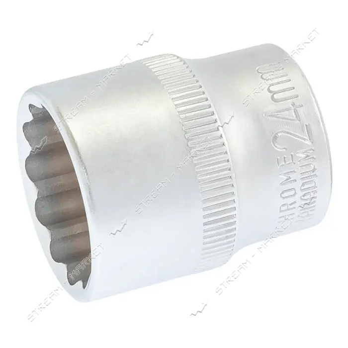 Насадка торцевая Mastertool 78-0624 12-гранная CrV 1/2 24мм                                         