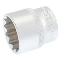 Насадка торцевая Mastertool 78-0630 12-гранная CrV 1/2 30мм                                         