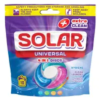Капсулы для стирки белья Solar белья Universal 10шт зип пакет                                       