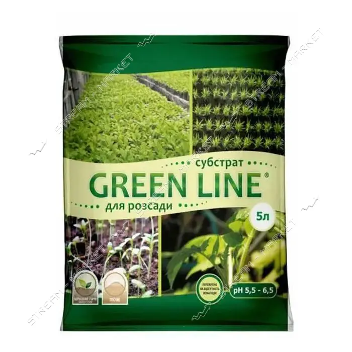 Грунт для рассады Green Linе 5л                                                                     